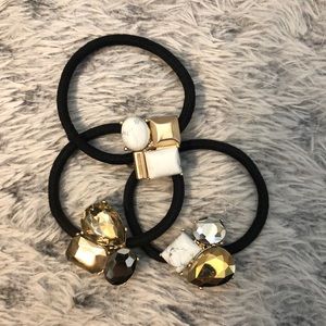 Jewel hair ties